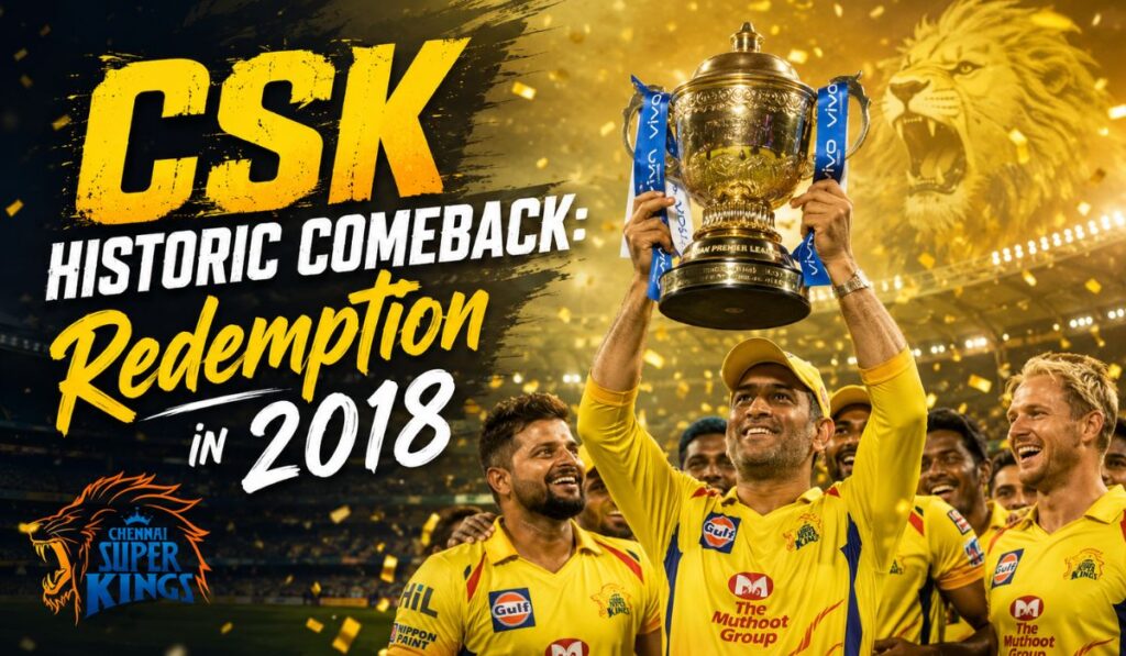 CSK Historic Comeback