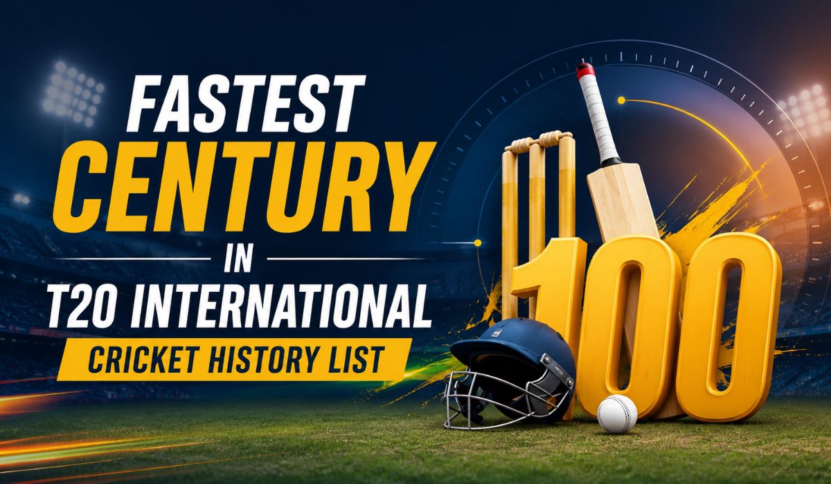 Fastest Century in T20 International Cricket History List