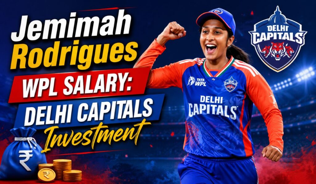 Jemimah Rodrigues WPL Salary Delhi Capitals Investment