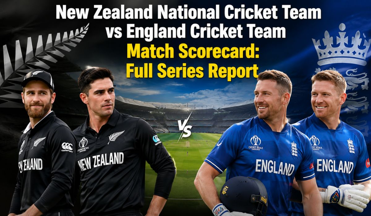New Zealand National Cricket Team vs England Cricket Team Match Scorecard