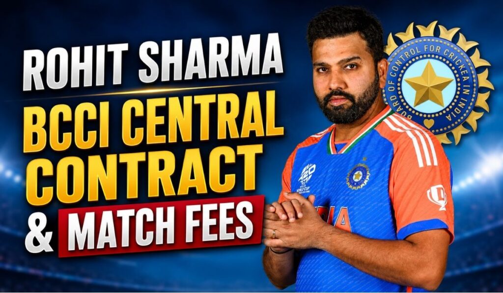 Rohit Sharma BCCI Central Contract & Match Fees