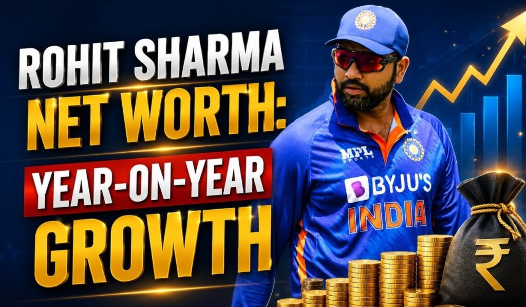 Rohit Sharma Net Worth Year-on-Year Growth