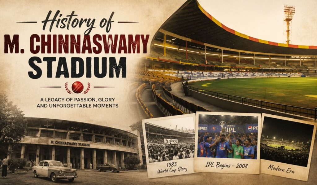 History of M. Chinnaswamy Stadium