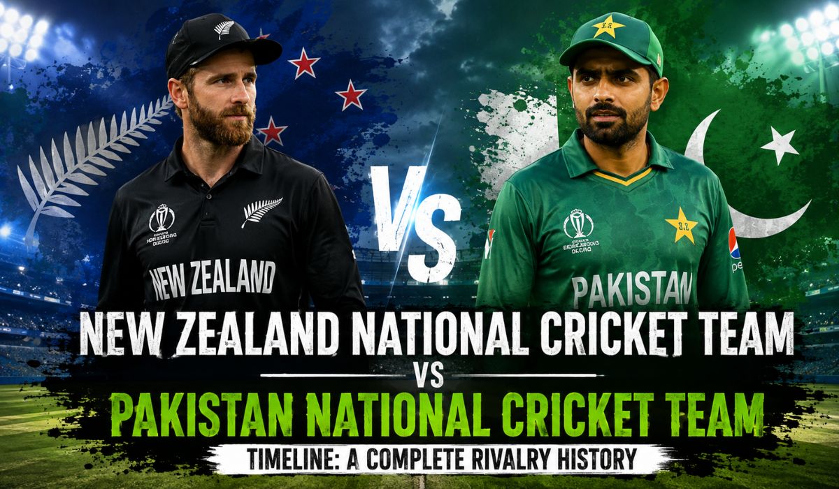 New Zealand National Cricket Team vs Pakistan National Cricket Team Timeline