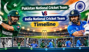 Pakistan National Cricket Team vs India National Cricket Team Timeline
