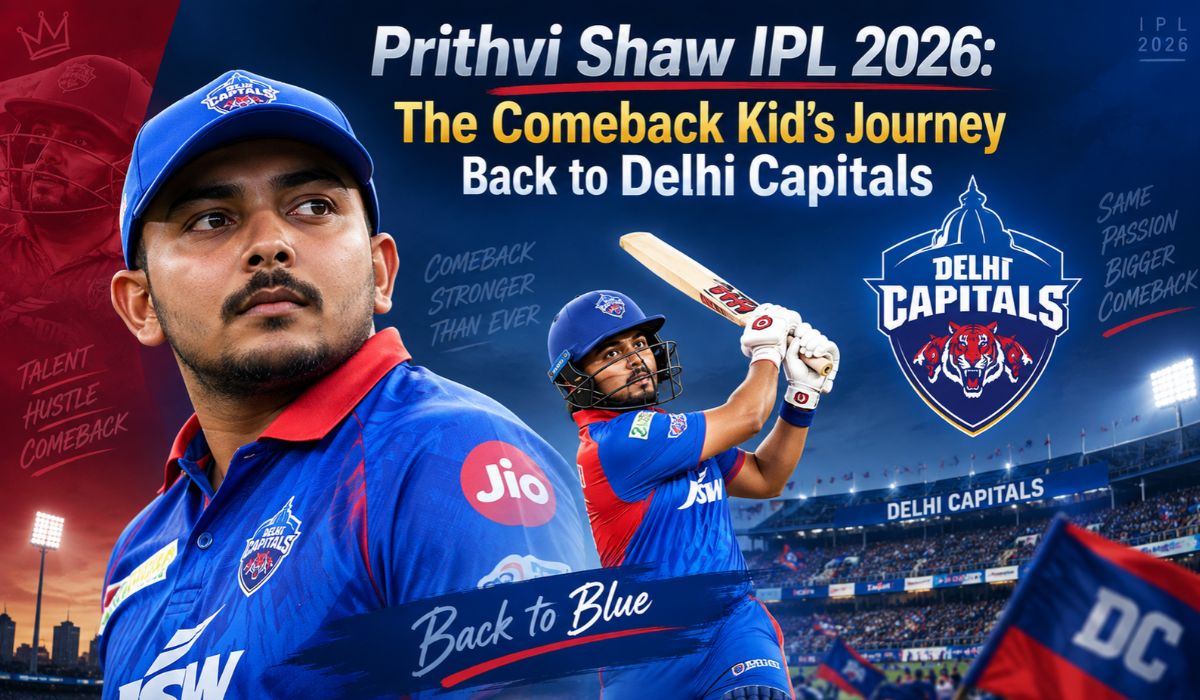 Prithvi Shaw IPL 2026