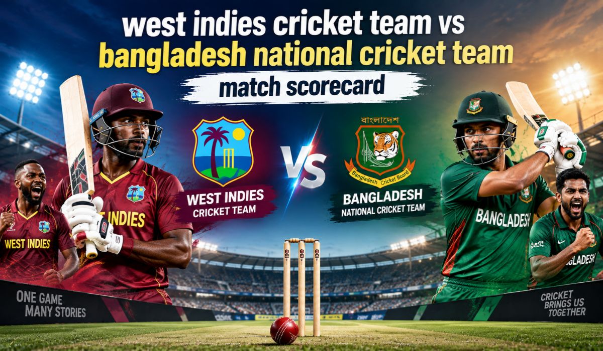 West Indies Cricket Team vs Bangladesh National Cricket Team Match Scorecard
