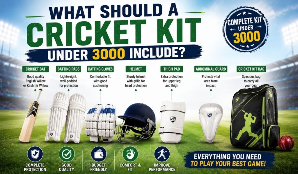 What Should a Cricket Kit Under 3000 Include