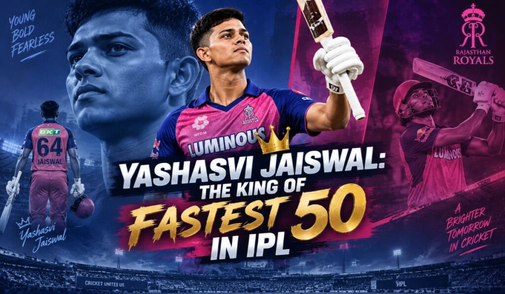 Yashasvi Jaiswal_ The King of Fastest 50 in IPL
