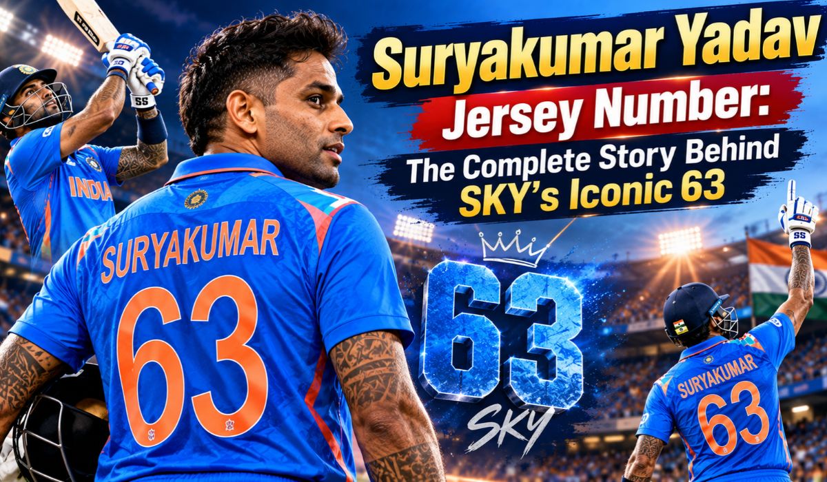 Suryakumar Yadav Jersey Number